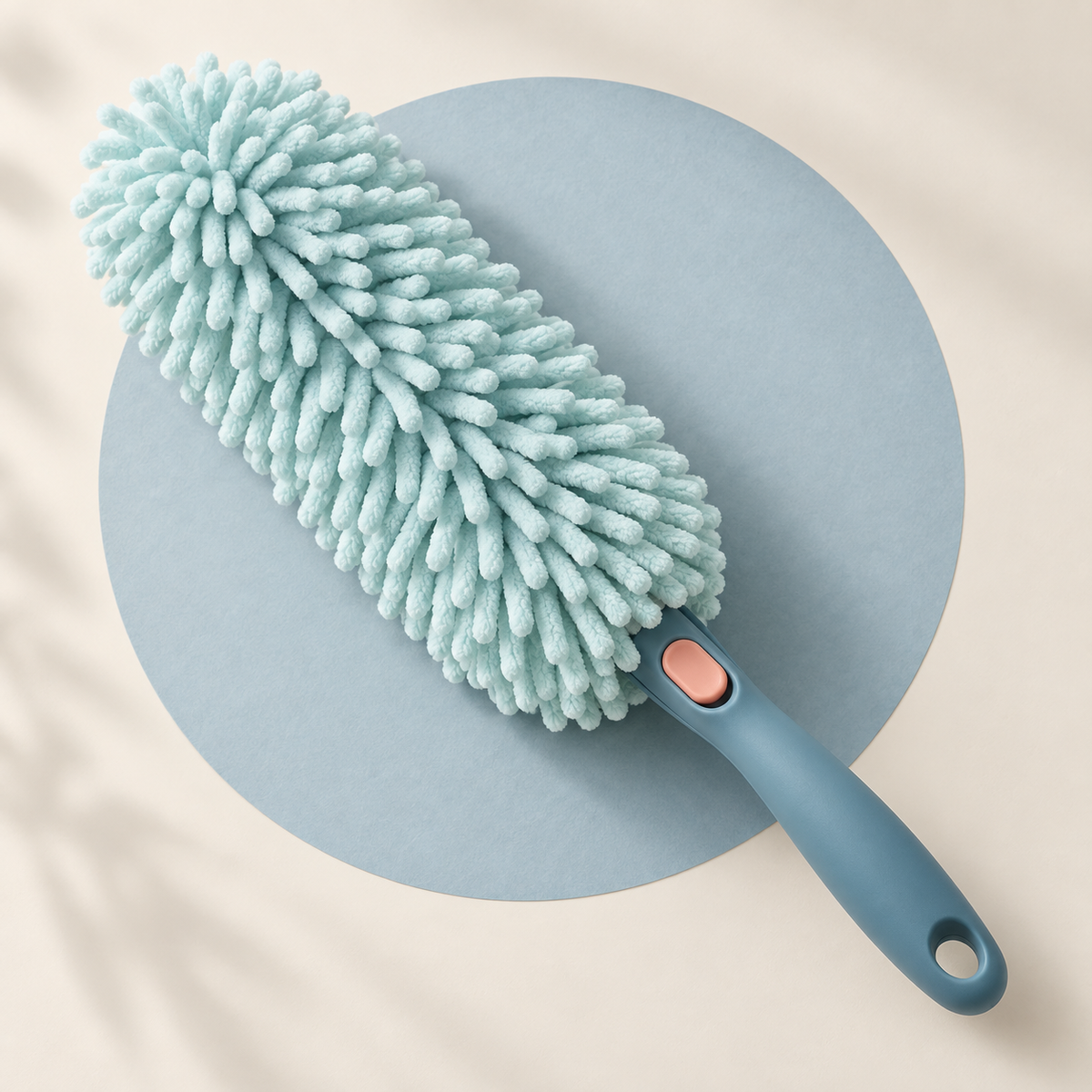 SoftReach compact pale-aqua microfiber hand duster